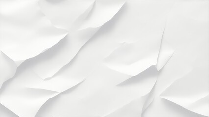 Obraz premium white crumpled paper texture pattern overlay background