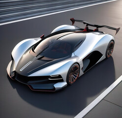 Car of the future Mirsnov design. AI generation