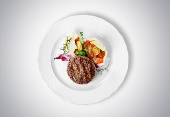 Beef Grilled steak tasty food dish