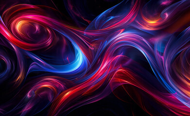 colorful wallpaper with a black background