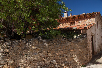 Fototapeta na wymiar Una visita a Sarrión, un entrañable pueblo en la provincia de Teruel