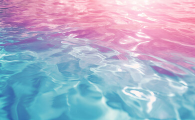 Fototapeta na wymiar Water Background Pink Aqua Texture Surface
