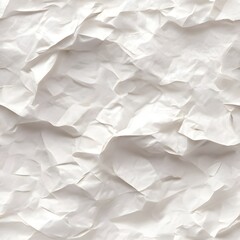 Obraz premium White crumpled paper texture abstract background
