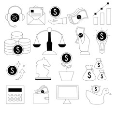 vector image of office business icon