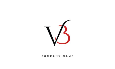 VB, BV, V, B Abstract Letters Logo Monogram
