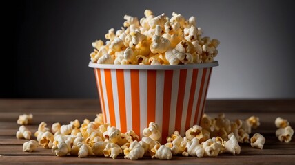 popcorn in a bucket