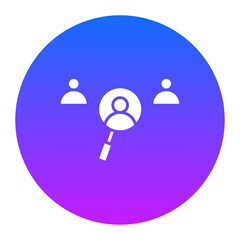 Employees Search Icon of Human Resource iconset.