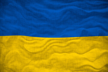 National Flag of Ukraine. Background  with flag  of Ukraine.