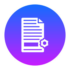 Fototapeta premium Content Management Icon of Online Marketing iconset.