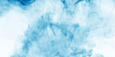 Fototapeta na wymiar Light blur background with cyan, blue fog floating in the air.