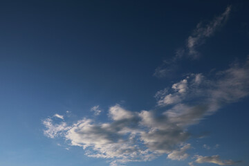 Summer blue sky cloud gradient light white background. Beauty clear cloudy in sunshine calm bright winter air bacground. Gloomy vivid cyan landscape in environment day horizon skyline view spring wind