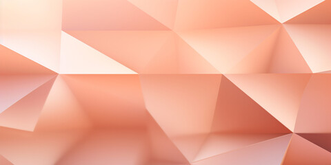 abstract modern creative background made in the style of 3D illustrations with geometric shapes, peach fuzz with gradient,the basis for the banner