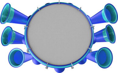 SELO 3D CARNAVAL PARA COMPOR.