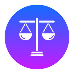 Law Scale Icon of Crime and Law iconset.