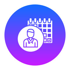 Doctor Visit Day Icon of Medicine iconset.