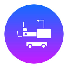 Obraz premium Hospital Bed Icon of Medicine iconset.