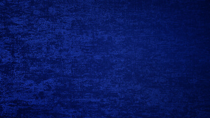 luxury antique opulent fabric wall in blue color tone. polished metallic wall texture use as background with blank space for design. shiny dark blue grunge wallpaper.