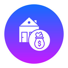 House Money Icon of Real Estate iconset.