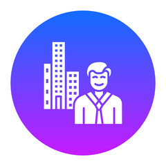Property Manager Icon of Real Estate iconset.