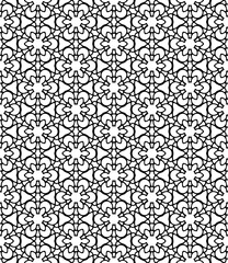Black seamless abstract pattern. Overlay for background and backdrop. Ornamental design. PNG graphic illustration with transparent background.