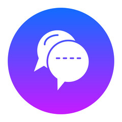 Bubble Chat Icon of Diplomacy iconset.