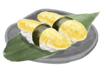 水彩の寿司_数の子01_2