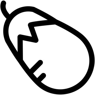 Brinjal Vector Icon