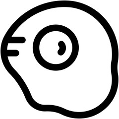 Fried Egg Vector Icon