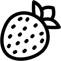 Strawberry Vector Icon