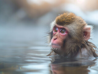 close up of a monkey