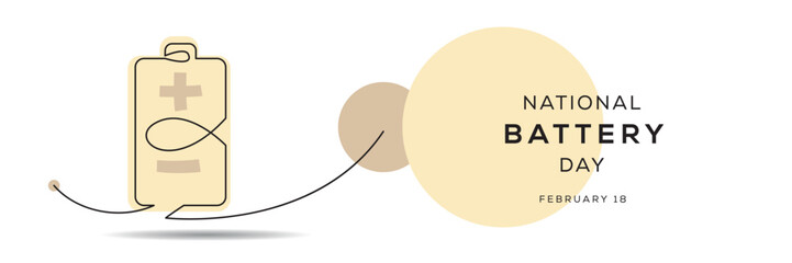 National Battery Day, held on 18 February.