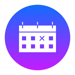 Obraz premium Calendar Icon of Banking and Finance iconset.