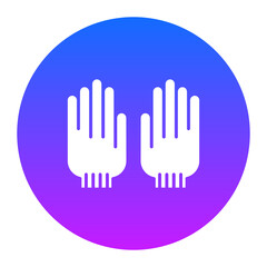 Gloves Icon of Protection and Security iconset.