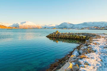 Dekokissen Landscape in Tromso coasts. Norway © johnkruger1