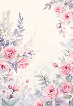 pink rose background © Juei