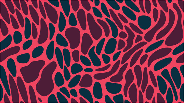 Seamless pattern with cute betroot. Background in paper style. A simple print in a hand-drawn style. Repeating pattern.