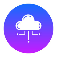 Cloud Computing Icon of Web Hosting iconset.