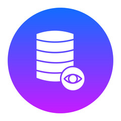 Database Vision Icon of Web Hosting iconset.