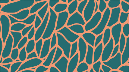 Template for brand identity of your company. Hand drawn flower seamless pattern. Beautiful colorful leaves pattern design.