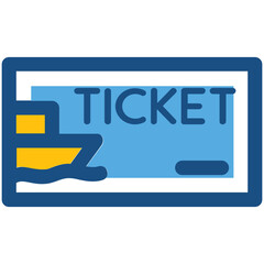 Ticket Vector Icon
