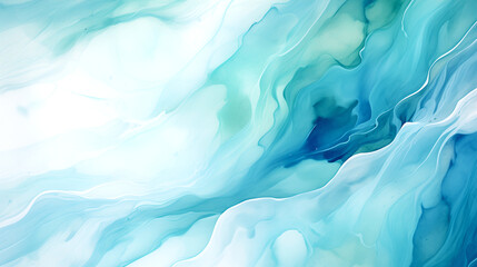 Obraz premium Dynamic Pearl Wallpaper, Watercolor Painting 