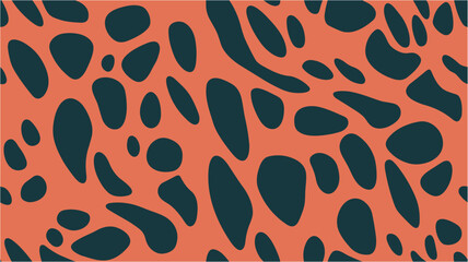 Exotic pattern. Trendy modern leopard seamless pattern. Design for fabric, textile, wrapping paper, cover, poster. Leopard skin vector.