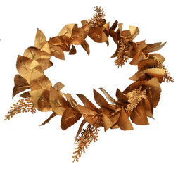 laurel wreath, symbol of glory and victory on transparent background. element for design