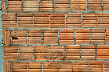 antique square brick wall texture