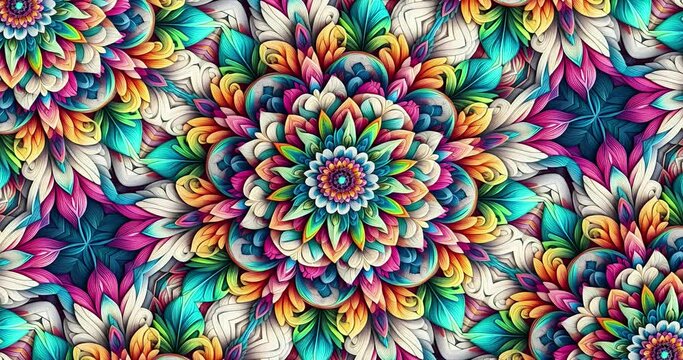 Vibrant Multicolor Video Background: Experience  in 4K Full HD Brilliance