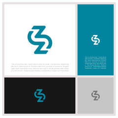 Initials S logo design. Initial Letter Logo.	