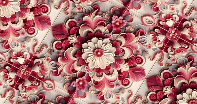 Mesmerizing Pink and White Video Background in Stunning 4K Full HD: Elevate Your Visuals with Elegance