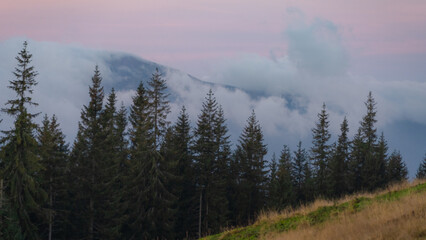 Carpathians, sunrise