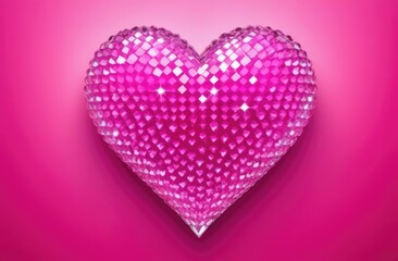 Obraz premium Beautiful abstract card with a heart for Valentine's Day. Valentine's day concept