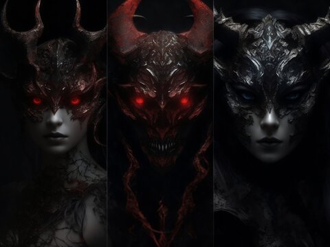 
Ethereal Malevolence: AI-Crafted Demon Portraits of Dark Fantasy